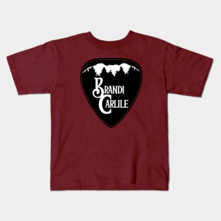 Brandi Carlile Guitar Pick Black Kids T-Shirt